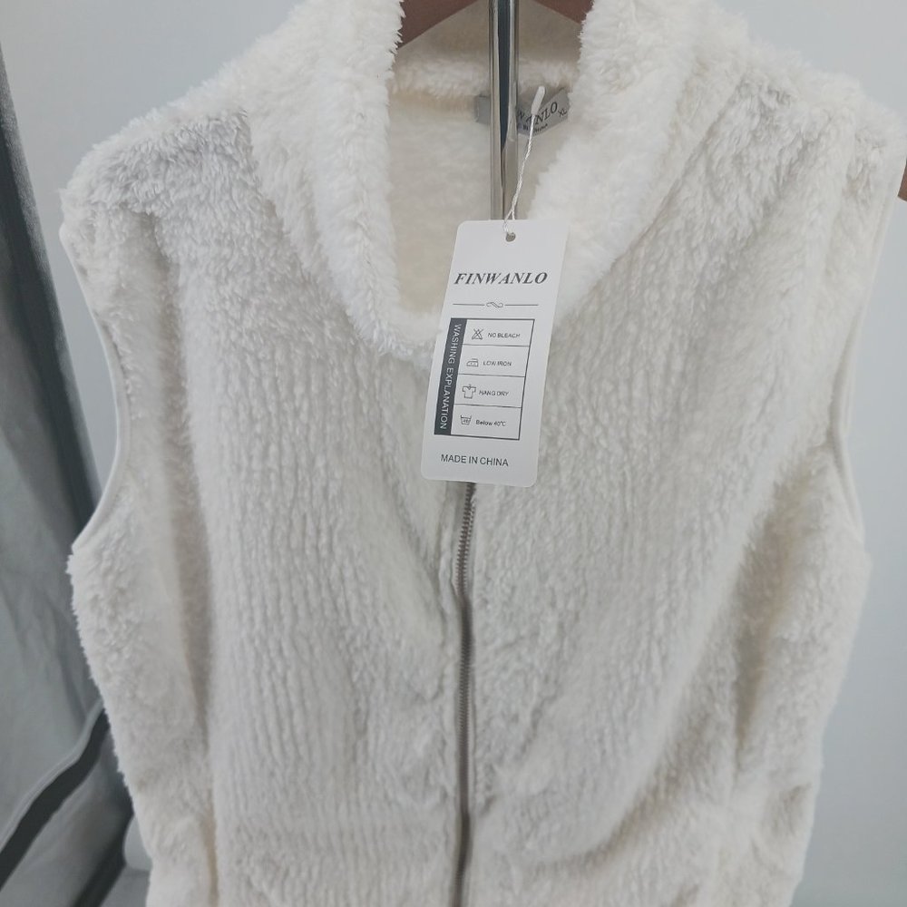 FINWANLO sleeveless fleece vest
